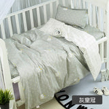Wholesale Home Textile Baby Boys Girls Crib 100% Cotton Bedding Set 1 Duvet Cover 1 Flatsheet 1 Pillowcases for 0.6m Bed