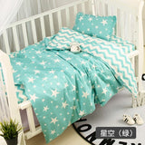 Wholesale Home Textile Baby Boys Girls Crib 100% Cotton Bedding Set 1 Duvet Cover 1 Flatsheet 1 Pillowcases for 0.6m Bed