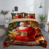 3D Printed Merry Christmas Bedding Set Queen/Twin/King Size  Christmas Decoration for Home