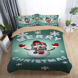 3D Printed Merry Christmas Bedding Set Queen/Twin/King Size  Christmas Decoration for Home
