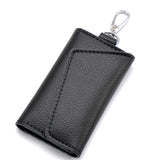 Genuine UNISEX Leather Key Holder & Card Organizer Pouch