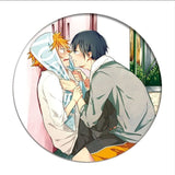 1pcs Manga Haikyuu!! Cosplay Badges Hinata Shoyo Brooch Pins 58mm Japan Anime Collection Badge for Backpacks Clothes