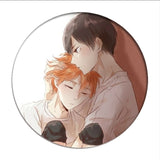1pcs Manga Haikyuu!! Cosplay Badges Hinata Shoyo Brooch Pins 58mm Japan Anime Collection Badge for Backpacks Clothes