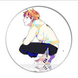 1pcs Manga Haikyuu!! Cosplay Badges Hinata Shoyo Brooch Pins 58mm Japan Anime Collection Badge for Backpacks Clothes