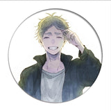 1pcs Manga Haikyuu!! Cosplay Badges Hinata Shoyo Brooch Pins 58mm Japan Anime Collection Badge for Backpacks Clothes
