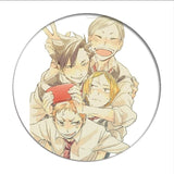 1pcs Manga Haikyuu!! Cosplay Badges Hinata Shoyo Brooch Pins 58mm Japan Anime Collection Badge for Backpacks Clothes