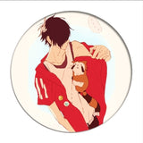 1pcs Manga Haikyuu!! Cosplay Badges Hinata Shoyo Brooch Pins 58mm Japan Anime Collection Badge for Backpacks Clothes