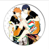 1pcs Manga Haikyuu!! Cosplay Badges Hinata Shoyo Brooch Pins 58mm Japan Anime Collection Badge for Backpacks Clothes