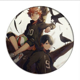 1pcs Manga Haikyuu!! Cosplay Badges Hinata Shoyo Brooch Pins 58mm Japan Anime Collection Badge for Backpacks Clothes