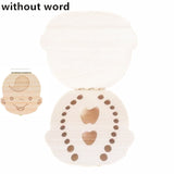 Baby Tooth Box Poland/English/Dutch/Russian/French /Italian  Wooden