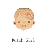 Baby Tooth Box Poland/English/Dutch/Russian/French /Italian  Wooden