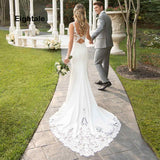 Eightale Mermaid Boho Wedding Dresses Sweetheart Appliques