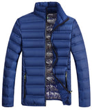 Brand Spring autumn Casual Parkas Stand Collar Coat Male Warm Fashion winter cotton-capped down Jacket Men clothing