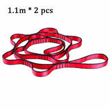 T Aerial Yoga Hammock Straps with Fixed Disk Ring Fixing Buckle Indoor Yoga Device Extension Belt Indoor Furniture Accessories