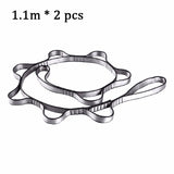 T Aerial Yoga Hammock Straps with Fixed Disk Ring Fixing Buckle Indoor Yoga Device Extension Belt Indoor Furniture Accessories