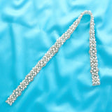 Crystal Bridal Sash Rhinestones Pearls Wedding Belt  Satin Bridal Belt And Sash For Wedding Decoration Y133S