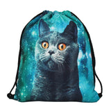 Mutilcolor Fashion School Drawstring backpack Bag Shoe Backpack Oxford women solid drawstring bags with string