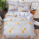 Bedding Set Fashion house  luxury bed cover sheet Pillowcase Wavy stripes Home textile  Family Bed Linens  High Quality