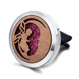 Car Air Freshener Car Perfume Diffuser Clip Car Air Auto Vent Freshener Essential Oil Perfume Locket Natural Wood C011