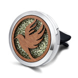 Car Air Freshener Car Perfume Diffuser Clip Car Air Auto Vent Freshener Essential Oil Perfume Locket Natural Wood C011