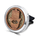 Car Air Freshener Car Perfume Diffuser Clip Car Air Auto Vent Freshener Essential Oil Perfume Locket Natural Wood C011