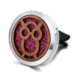 Car Air Freshener Car Perfume Diffuser Clip Car Air Auto Vent Freshener Essential Oil Perfume Locket Natural Wood C011