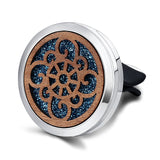 Car Air Freshener Car Perfume Diffuser Clip Car Air Auto Vent Freshener Essential Oil Perfume Locket Natural Wood C011