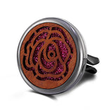 Car Air Freshener Car Perfume Diffuser Clip Car Air Auto Vent Freshener Essential Oil Perfume Locket Natural Wood C011