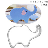 1pcs Birthday Unicorn llama Mermaid Flamingo Cake Biscuit Mold Stainless Steel Cookie Cutters Mould Party Decorations DIY Tools