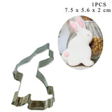 1pcs Birthday Unicorn llama Mermaid Flamingo Cake Biscuit Mold Stainless Steel Cookie Cutters Mould Party Decorations DIY Tools