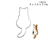 1pcs Birthday Unicorn llama Mermaid Flamingo Cake Biscuit Mold Stainless Steel Cookie Cutters Mould Party Decorations DIY Tools