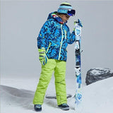 -30 degree Children clothing Set boys girl kids snowboard ski suit Waterproof outdoor sports jacket pants clothes snowsuit teen - shopwishi 
