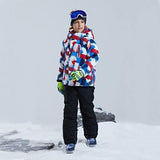 -30 degree Children clothing Set boys girl kids snowboard ski suit Waterproof outdoor sports jacket pants clothes snowsuit teen - shopwishi 