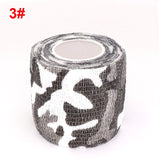 4.5m Camouflage Elastoplast Sports Protector Hunting Disguise Elastic Wrap Tape Self Adhesive Ankle Knee Finger Arm Bandage