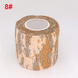 4.5m Camouflage Elastoplast Sports Protector Hunting Disguise Elastic Wrap Tape Self Adhesive Ankle Knee Finger Arm Bandage