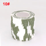 4.5m Camouflage Elastoplast Sports Protector Hunting Disguise Elastic Wrap Tape Self Adhesive Ankle Knee Finger Arm Bandage
