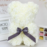 Wedding Flower Bear Decoration Handmade Flowers Cute Fashion Artificial Ornaments Doll Valentines Wedding Flower Basket