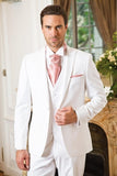Custom made 3 pieces groom tuxedos wedding suits for men Groom Groomsmen Tuxedos mens wedding suits (Jacket+Pant+Vest+Tie)terno