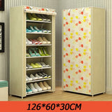 Minimalist Multi Layer Shoe Cabinet DIY Home Shoe Rack Shoe Stand Holder With Waterproof Non-woven Cloth Dustproof Shoe Rack