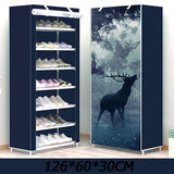 Minimalist Multi Layer Shoe Cabinet DIY Home Shoe Rack Shoe Stand Holder With Waterproof Non-woven Cloth Dustproof Shoe Rack