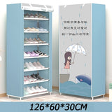 Minimalist Multi Layer Shoe Cabinet DIY Home Shoe Rack Shoe Stand Holder With Waterproof Non-woven Cloth Dustproof Shoe Rack
