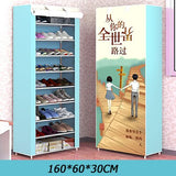 Minimalist Multi Layer Shoe Cabinet DIY Home Shoe Rack Shoe Stand Holder With Waterproof Non-woven Cloth Dustproof Shoe Rack