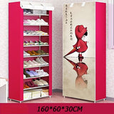 Minimalist Multi Layer Shoe Cabinet DIY Home Shoe Rack Shoe Stand Holder With Waterproof Non-woven Cloth Dustproof Shoe Rack