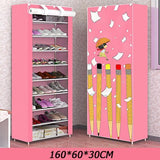 Minimalist Multi Layer Shoe Cabinet DIY Home Shoe Rack Shoe Stand Holder With Waterproof Non-woven Cloth Dustproof Shoe Rack