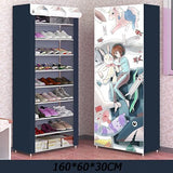 Minimalist Multi Layer Shoe Cabinet DIY Home Shoe Rack Shoe Stand Holder With Waterproof Non-woven Cloth Dustproof Shoe Rack