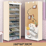 Minimalist Multi Layer Shoe Cabinet DIY Home Shoe Rack Shoe Stand Holder With Waterproof Non-woven Cloth Dustproof Shoe Rack