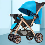 Multifunctional Baby Stroller 3 in 1 Luxury Folding Light carrying belt Suit for Lying Seat bassinet infant carriage bassinet