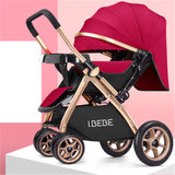 Multifunctional Baby Stroller 3 in 1 Luxury Folding Light carrying belt Suit for Lying Seat bassinet infant carriage bassinet