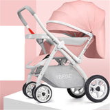 Multifunctional Baby Stroller 3 in 1 Luxury Folding Light carrying belt Suit for Lying Seat bassinet infant carriage bassinet