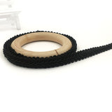 5Meter 12mm Curve Cotton Lace Trim Centipede Braided Ribbon Fabric Handmade DIY Clothes Sewing Supplies Craft Accessories